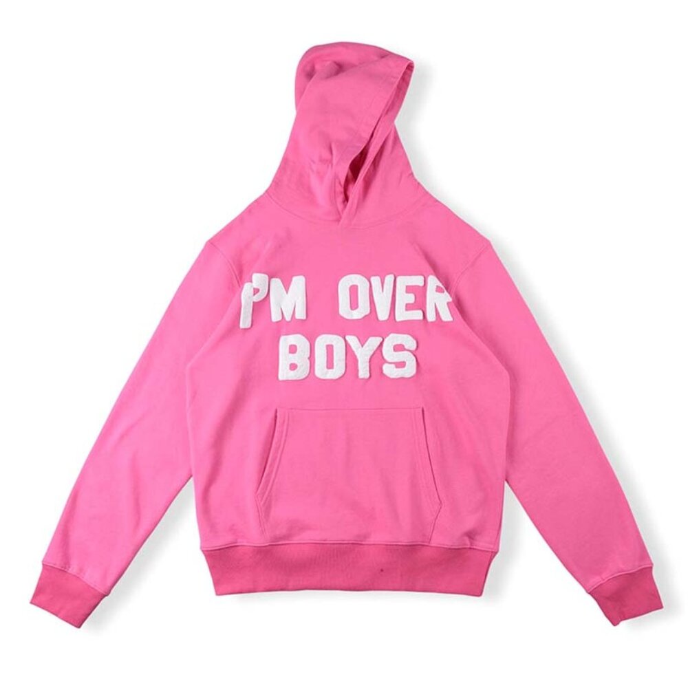 CPFM.XYZ Foam Print Hooded Sweatshirt Pink